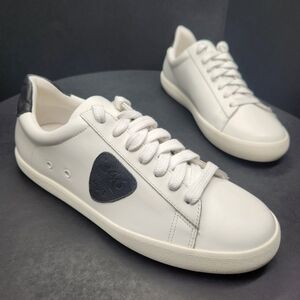 Bernardo Sneakers Women's 9 White Leather Tatum Logo B46 Athleisure New $198
